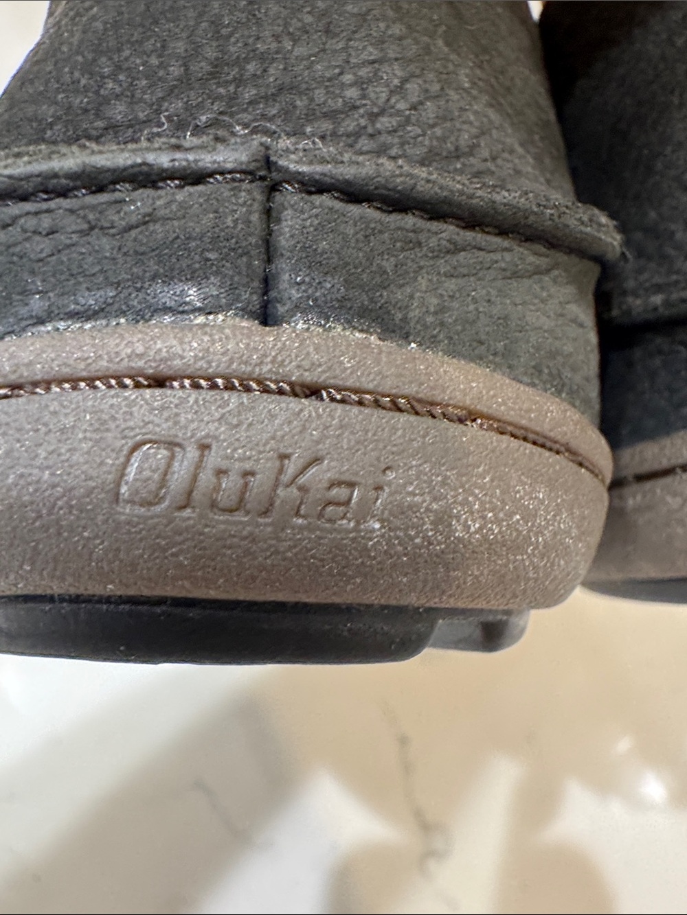 OluKai Men’s Black Slip-On Moccasin Loafers 9.5 - Picture 13 of 13